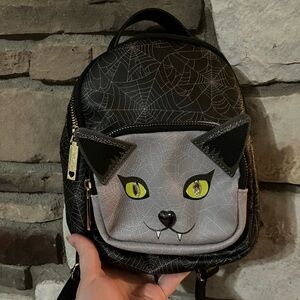Betsey Johnson Vampire Cat Mini Backpack